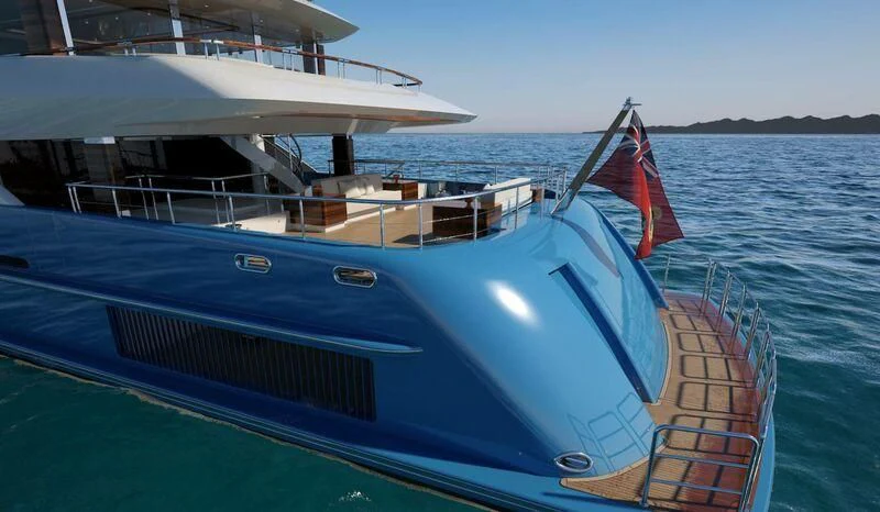 a boat on the water aboard INGOT Yacht for Sale