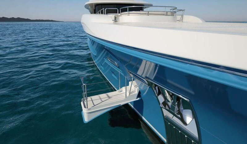 a boat on the water aboard INGOT Yacht for Sale