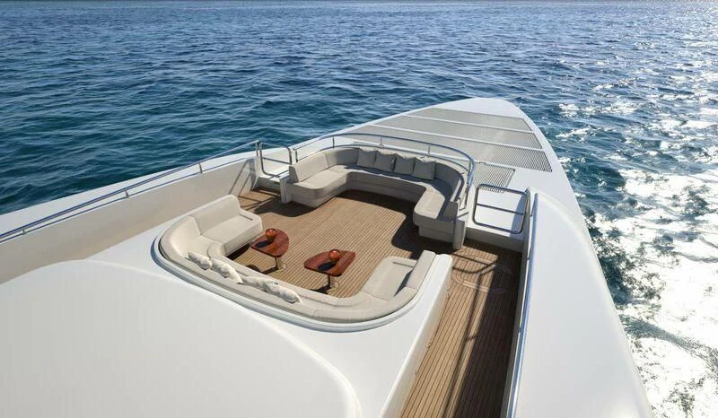 a boat on the water aboard INGOT Yacht for Sale