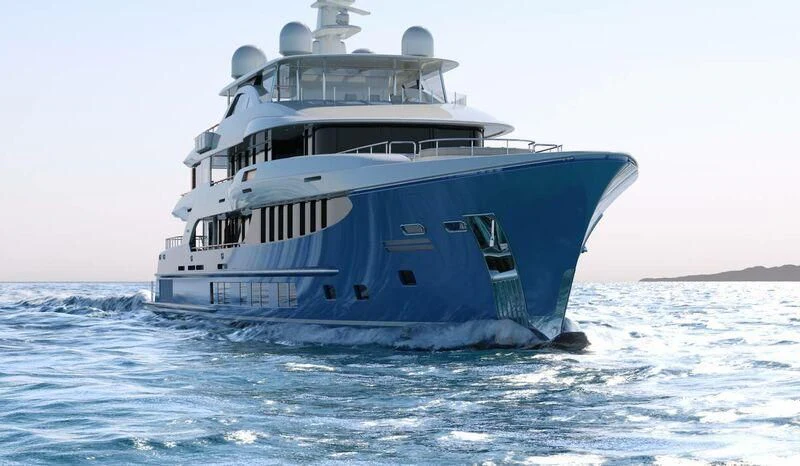 a boat in the water aboard INGOT Yacht for Sale