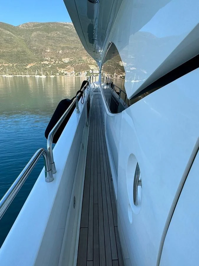 a boat on the water aboard SOLARIS Yacht for Sale