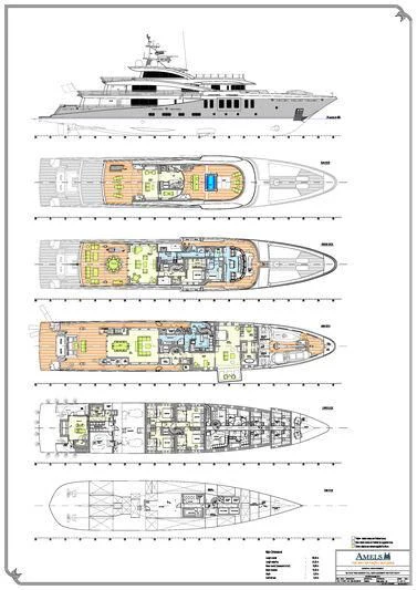 diagram aboard MARSA Yacht for Sale