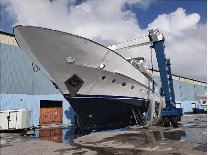 a boat on the water aboard TROTTER Yacht for Sale