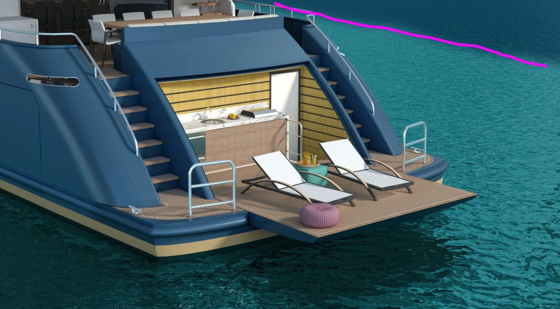 a boat on the water aboard STELLARONE AL108 Yacht for Sale