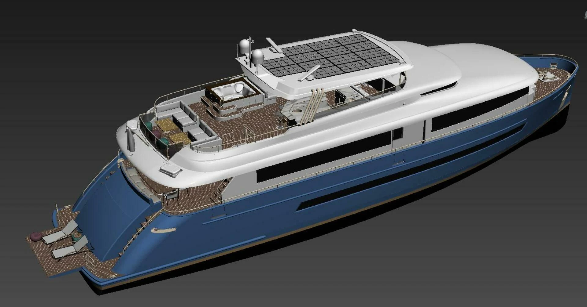 a boat on the water aboard STELLARONE AL108 Yacht for Sale