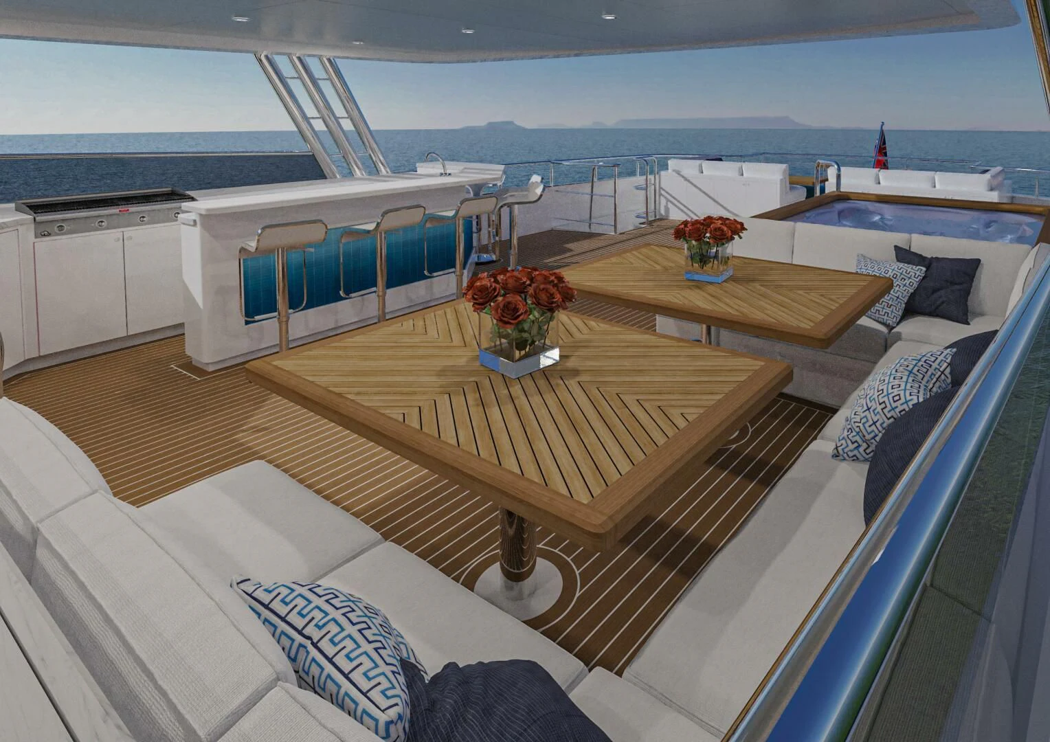 a boat on the water aboard STELLARONE AL108 Yacht for Sale