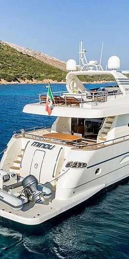 a boat on the water aboard MINOU Yacht for Sale