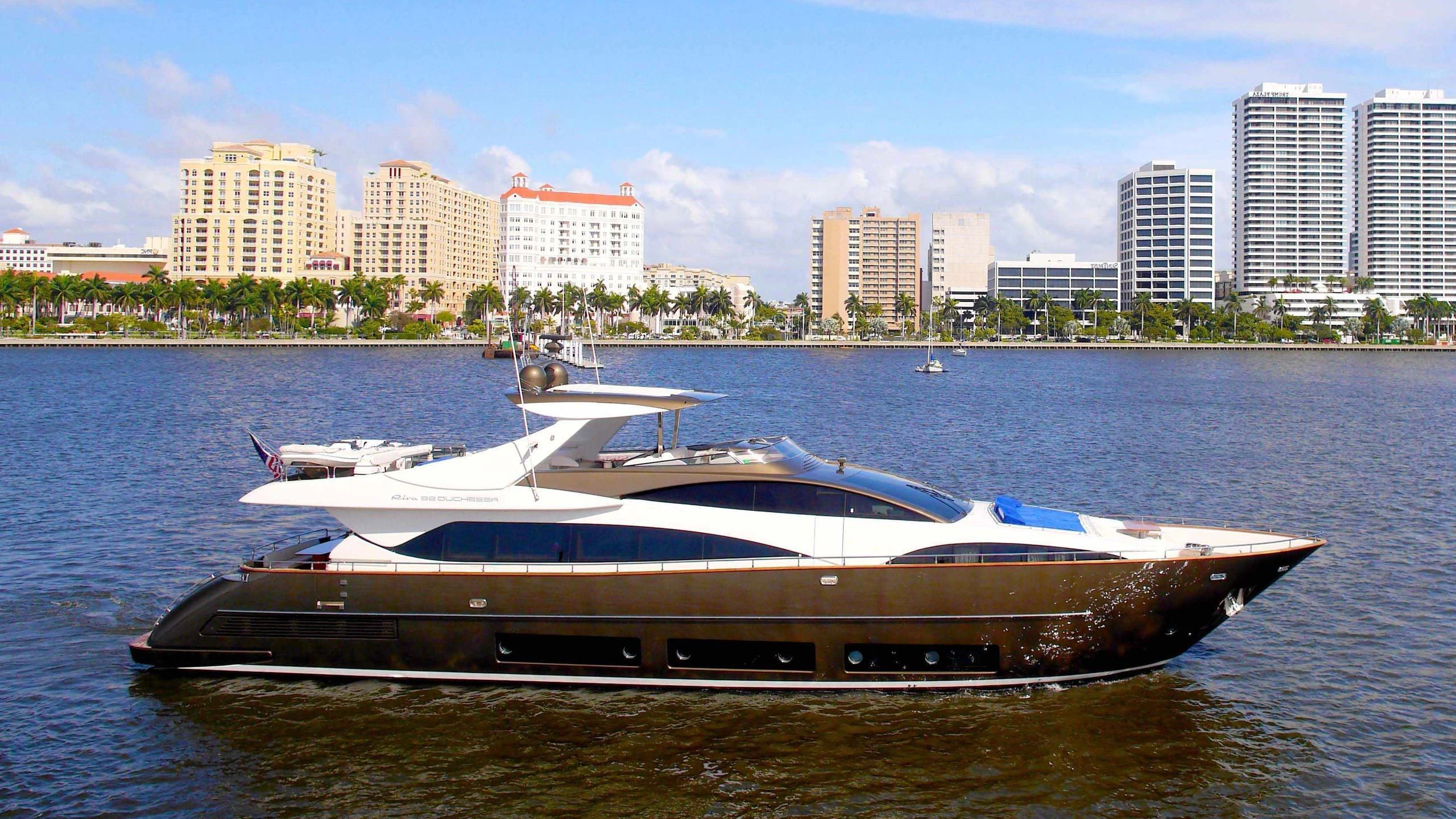 a boat on the water aboard PRIVILEGIO Yacht for Sale