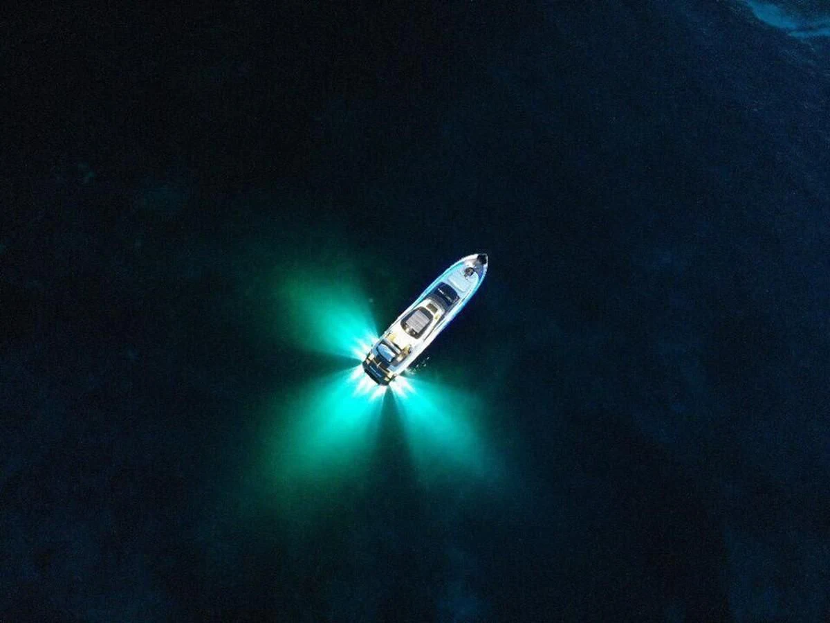 a satellite in space aboard PRIVILEGIO Yacht for Sale