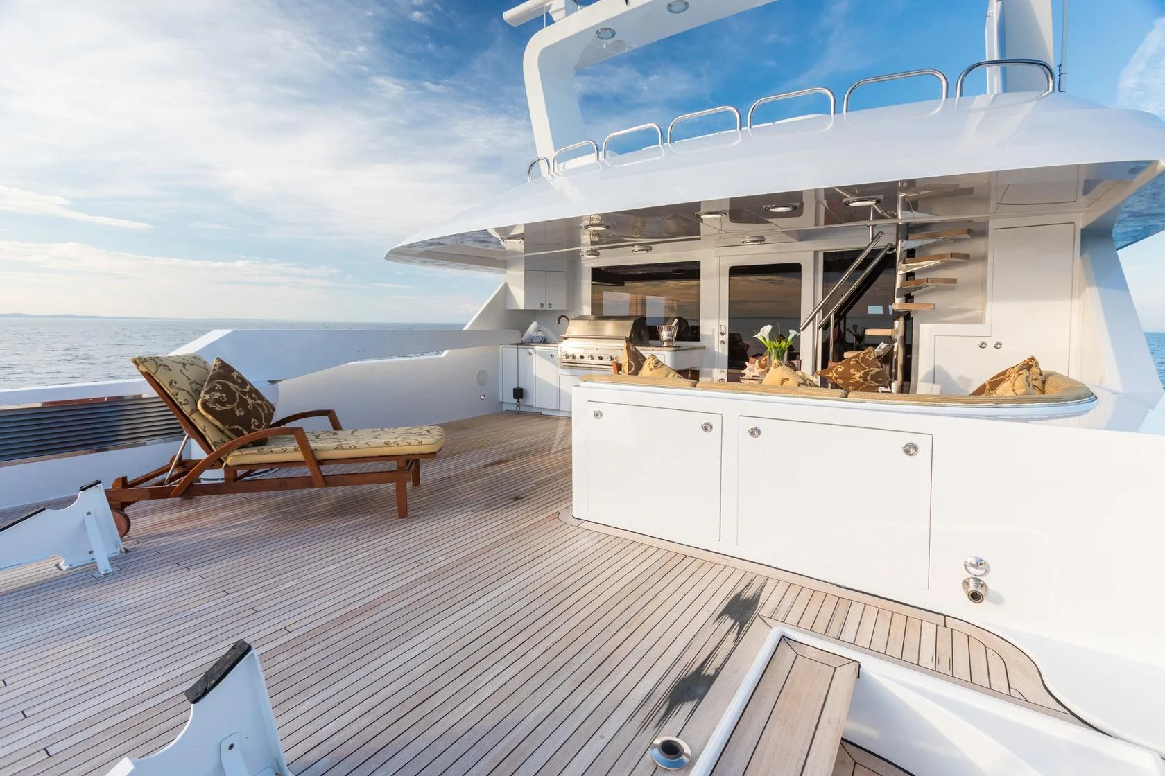 a boat on the water aboard SHOGUN Yacht for Sale
