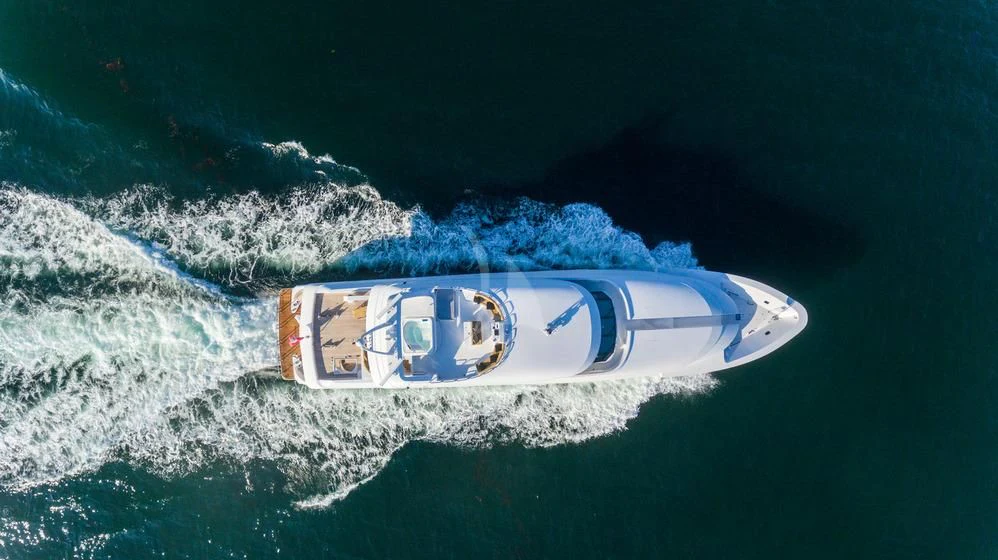 a satellite above the earth aboard SHOGUN Yacht for Sale