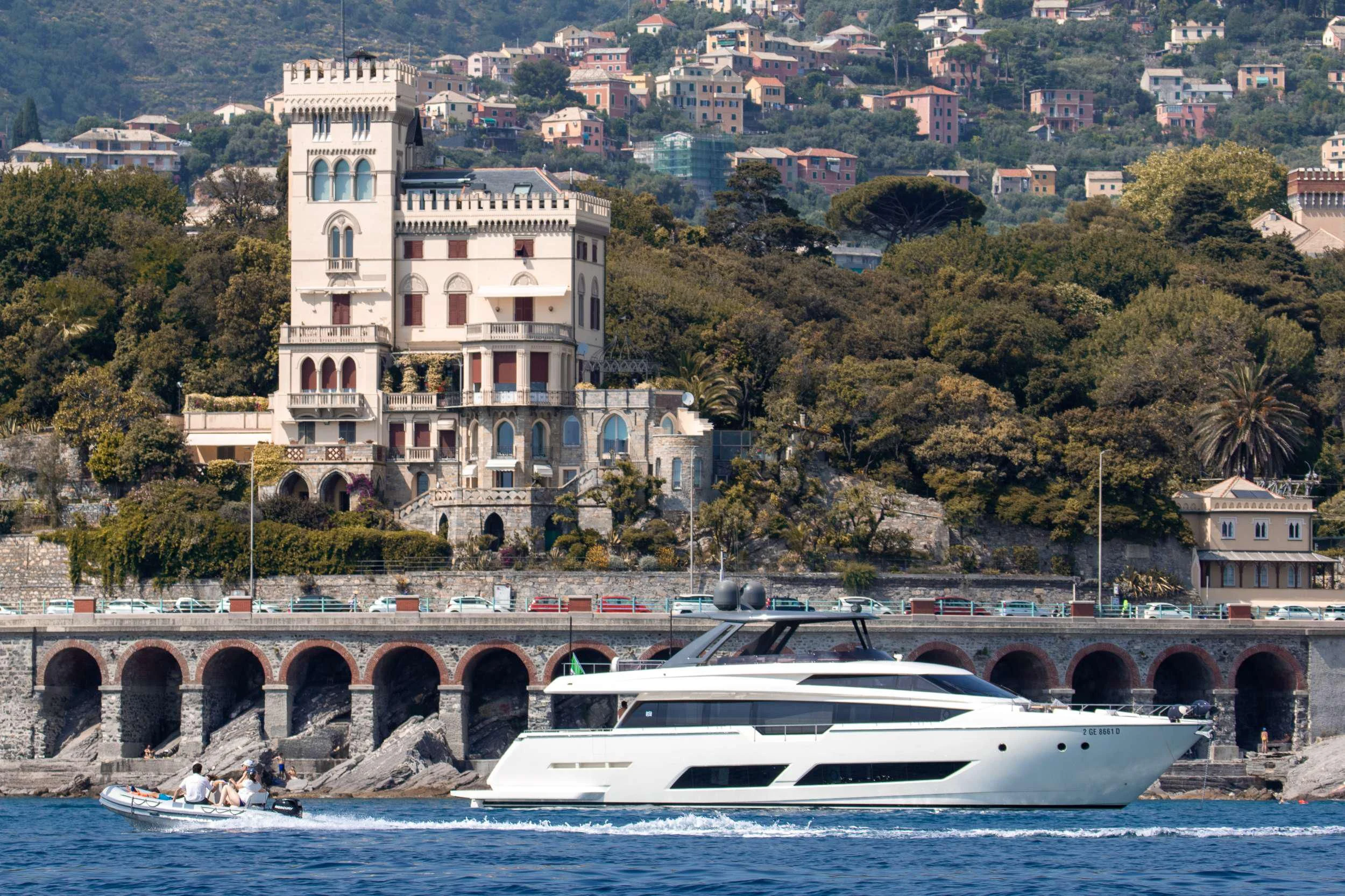 a boat on the water aboard E3 Yacht for Sale