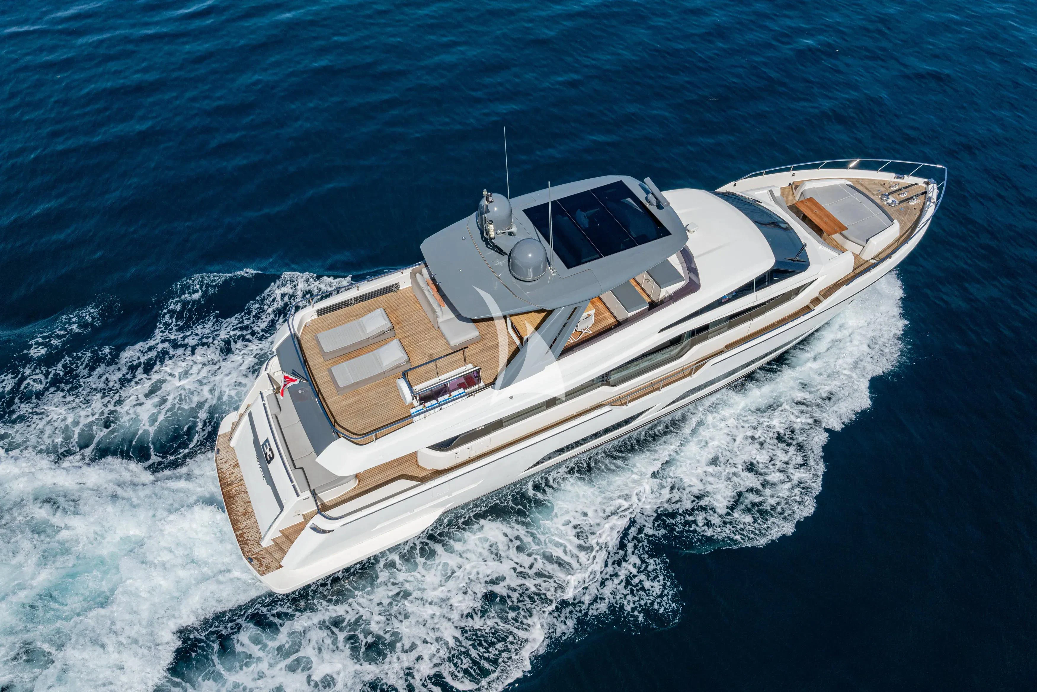 a boat on the water aboard E3 Yacht for Sale