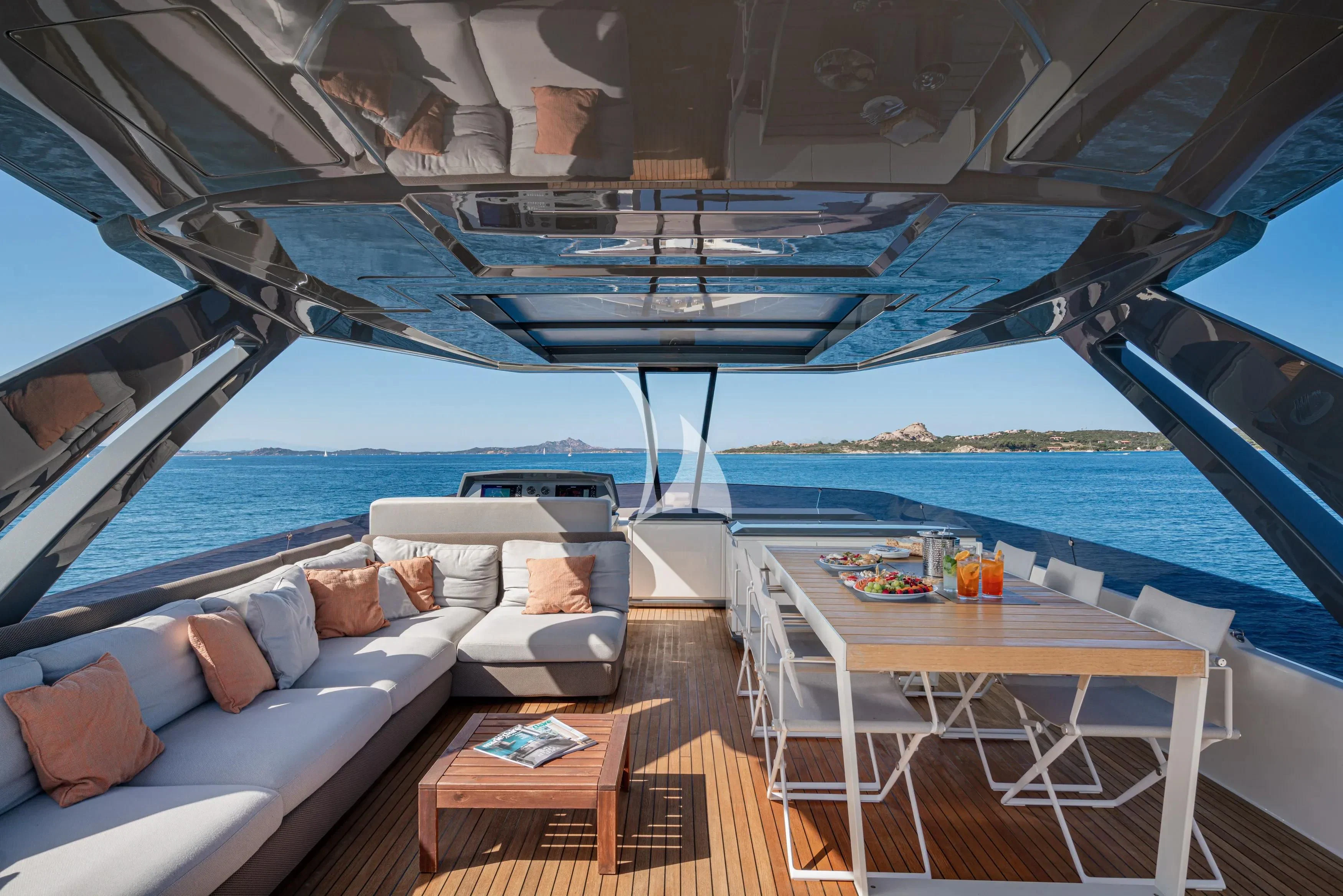 a boat on the water aboard E3 Yacht for Sale