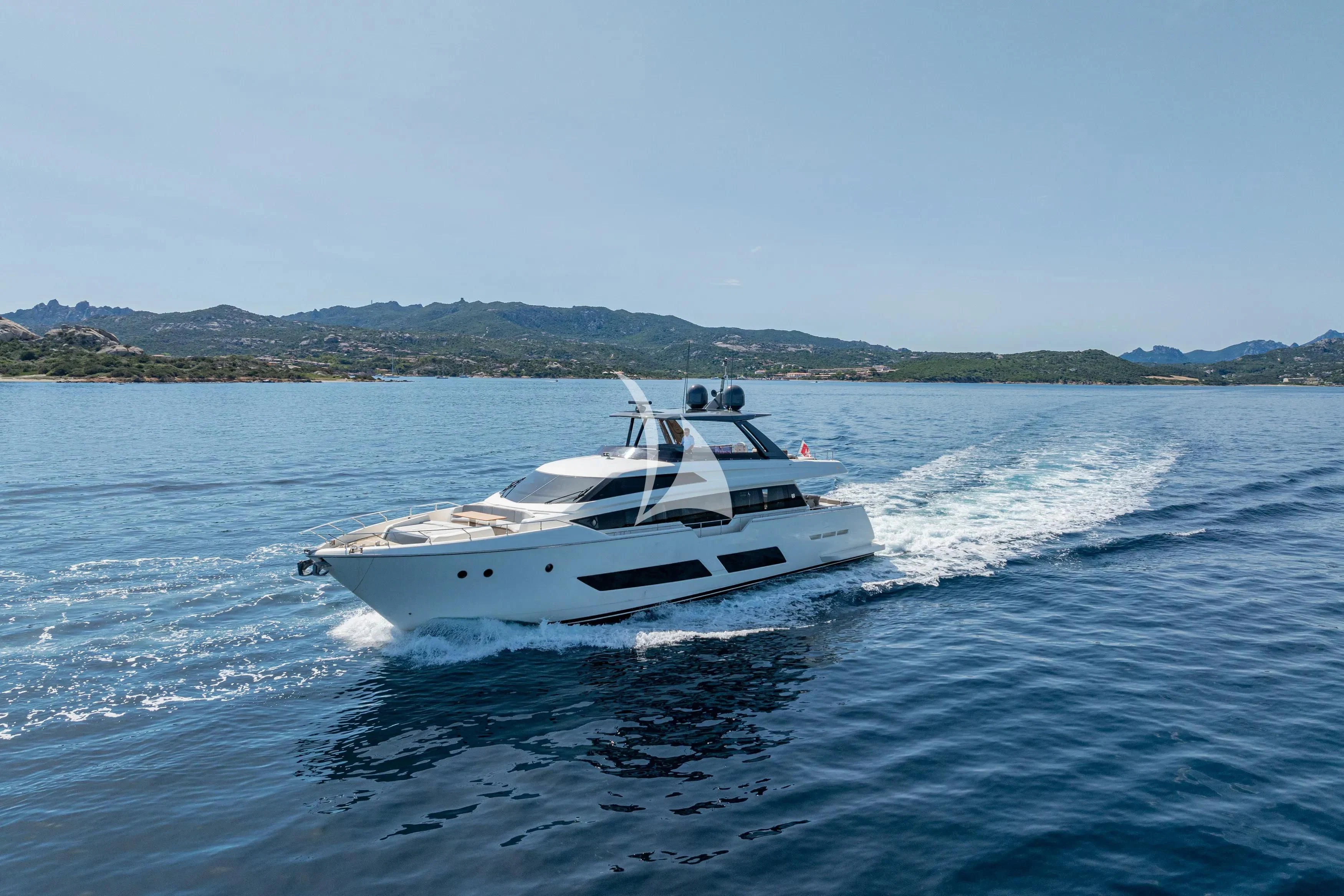 a boat on the water aboard E3 Yacht for Sale