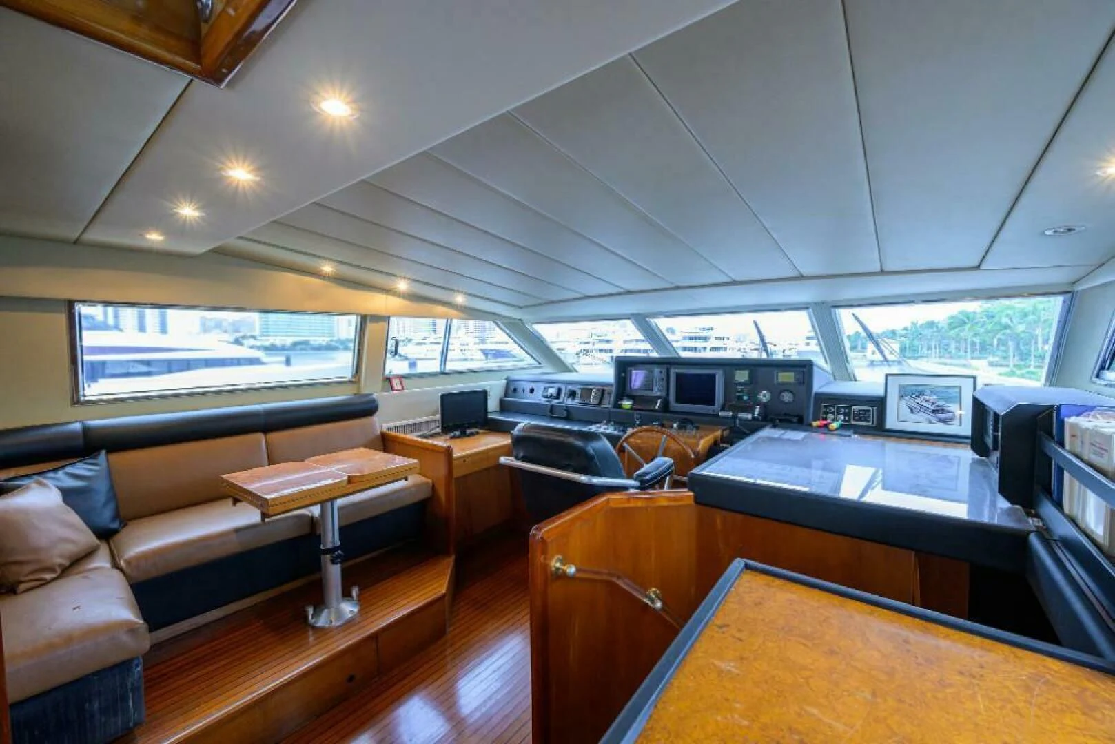 inside of a boat aboard CIPANGO Yacht for Sale