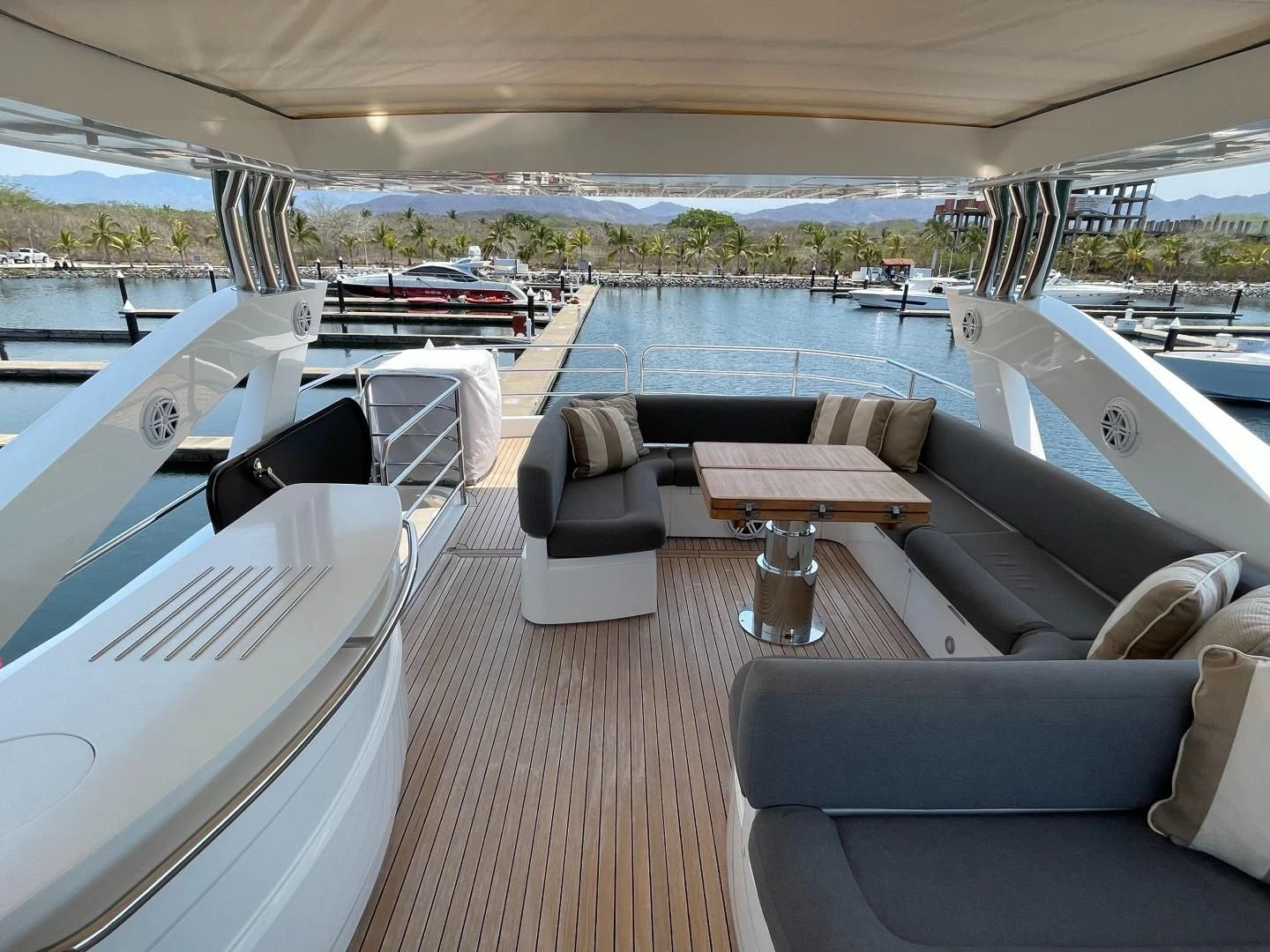 a boat on the water aboard TRAINERA Yacht for Sale