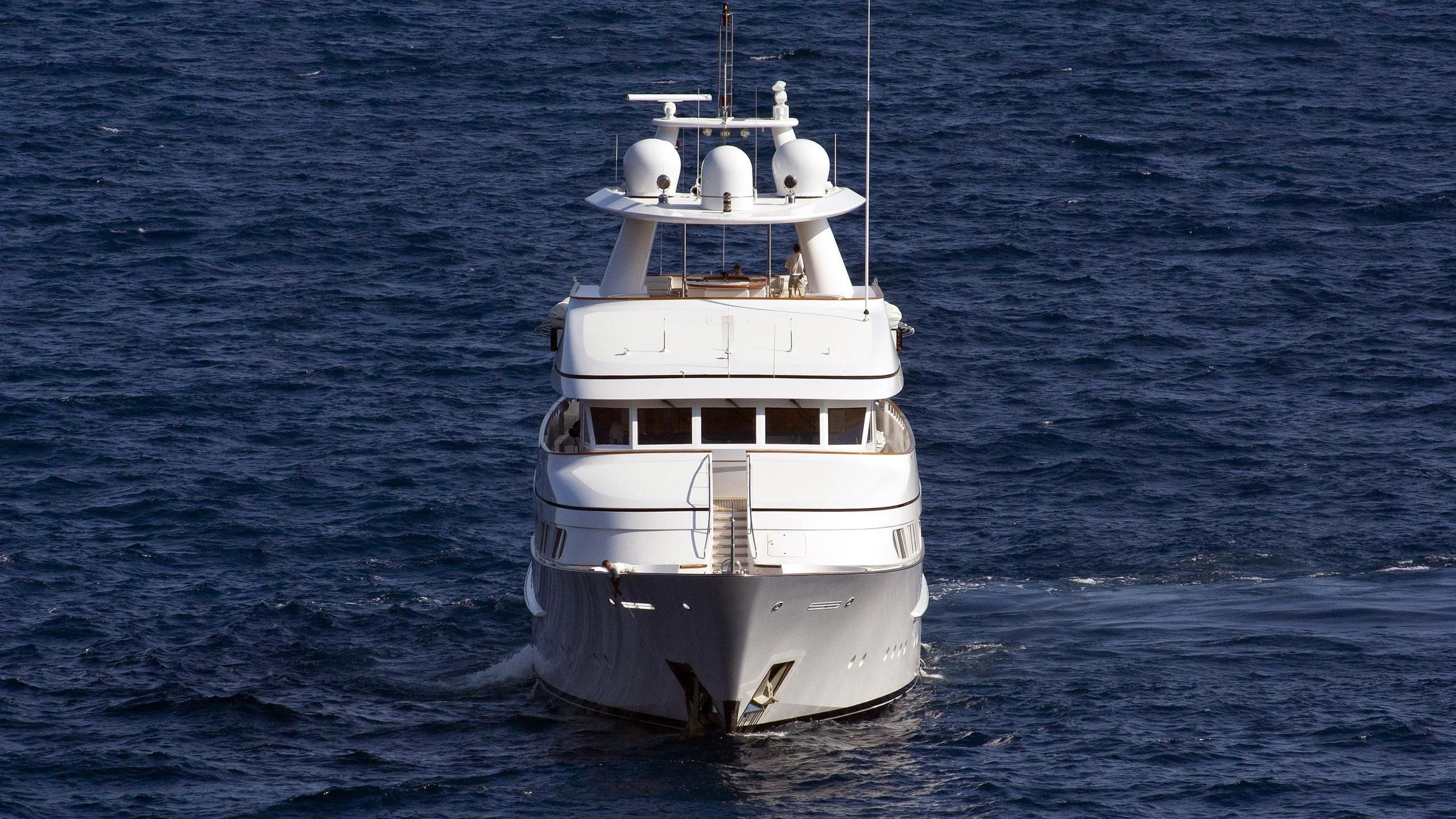 a boat in the water aboard HERCULES Yacht for Sale