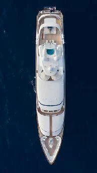 a bottle of water aboard HERCULES Yacht for Sale