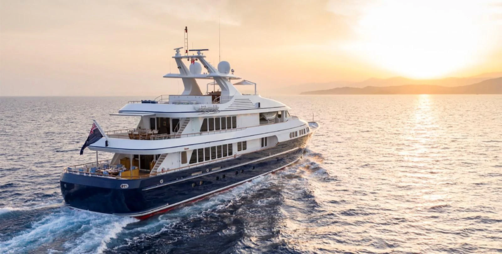 a boat on the water aboard HERCULES Yacht for Sale