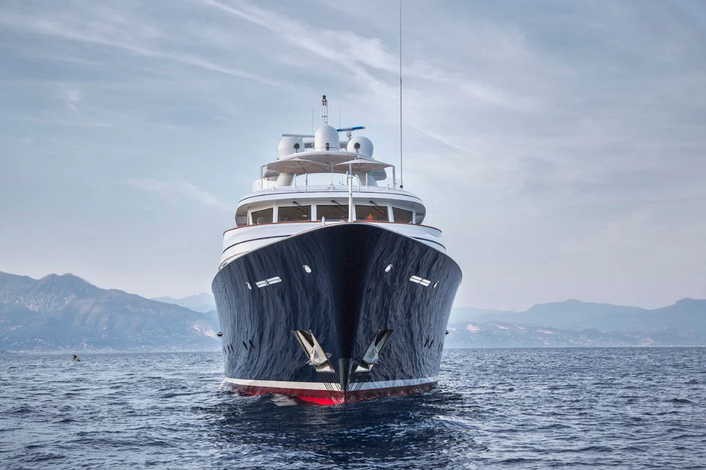 a boat in the water aboard HERCULES Yacht for Sale