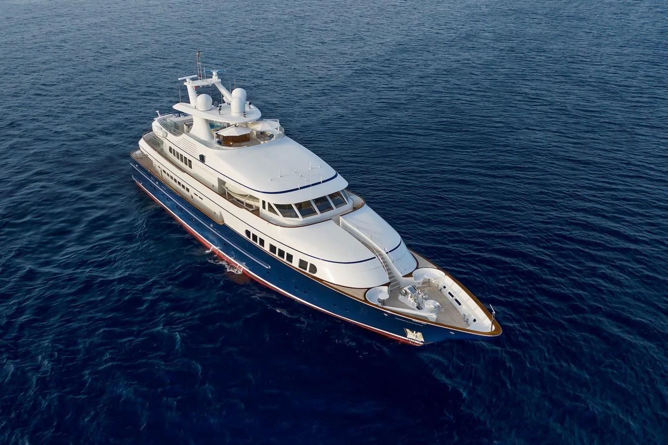 a boat in the water aboard HERCULES Yacht for Sale