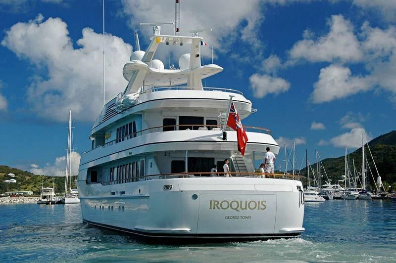 a boat in the water aboard HERCULES Yacht for Sale