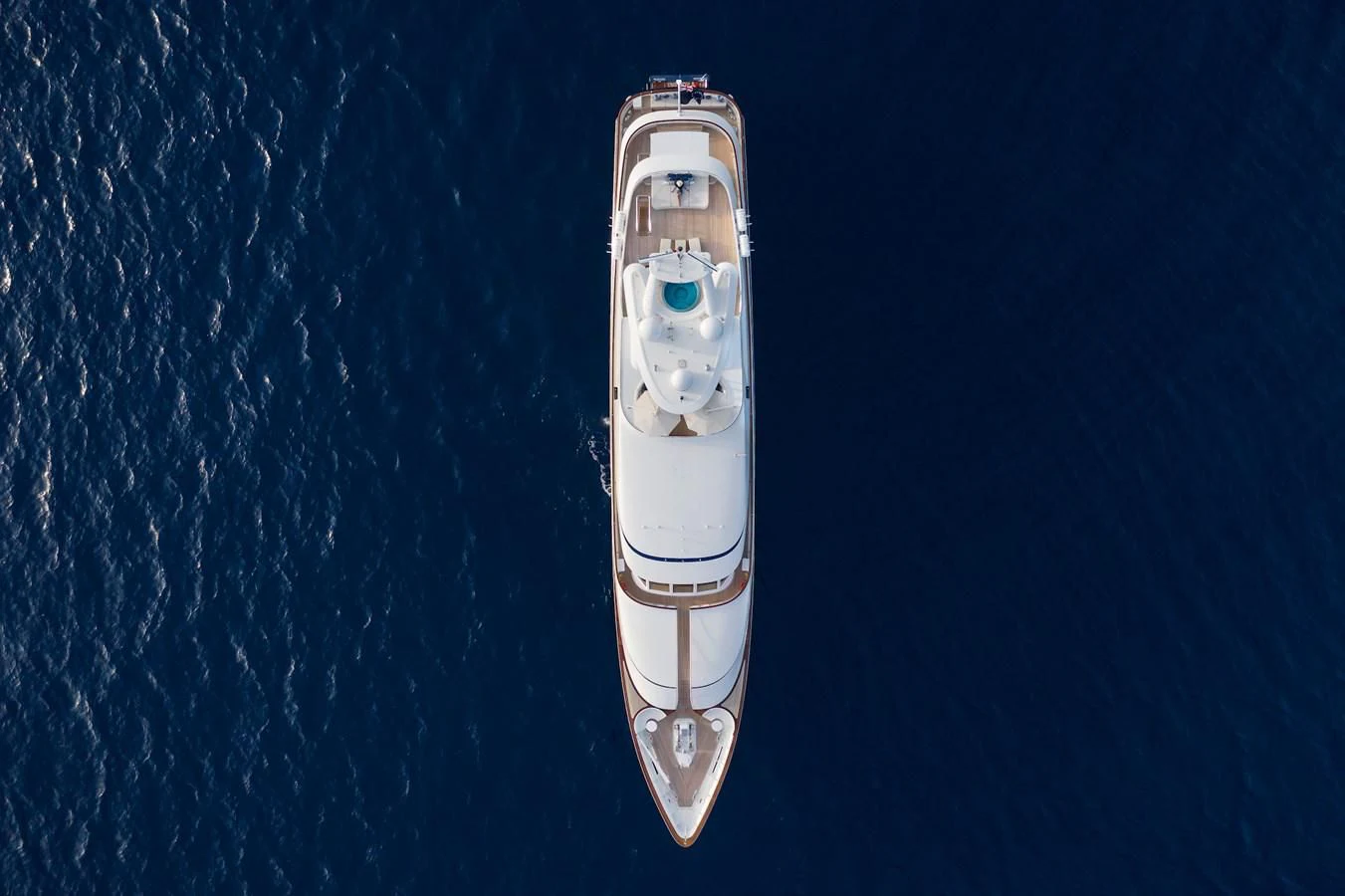 a space shuttle in space aboard HERCULES Yacht for Sale