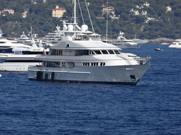 a group of boats in the water aboard HERCULES Yacht for Sale
