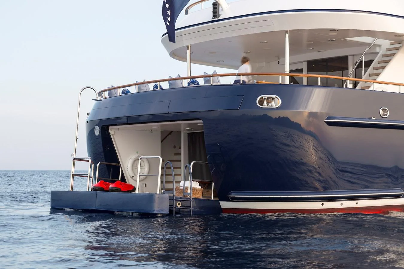 a boat on the water aboard HERCULES Yacht for Sale