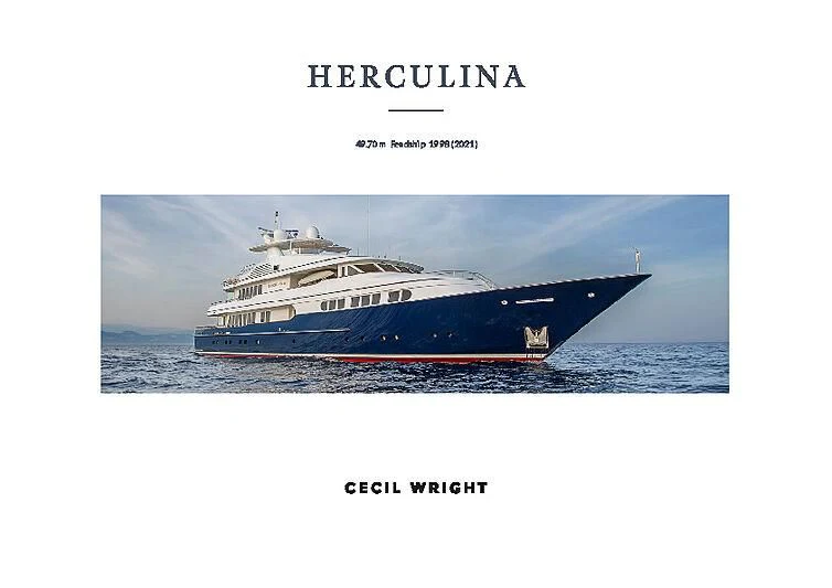 graphical user interface, website aboard HERCULES Yacht for Sale