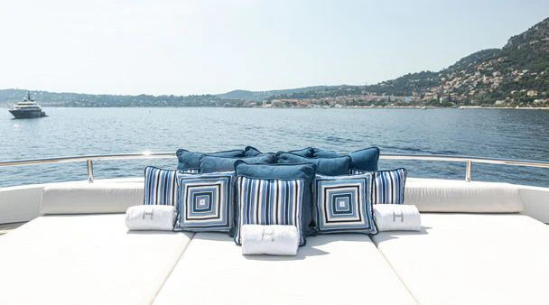 a boat on the water aboard HERCULES Yacht for Sale