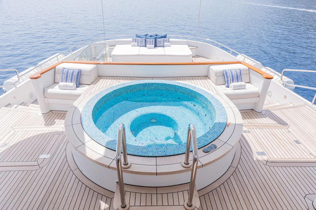 a boat on the water aboard HERCULES Yacht for Sale