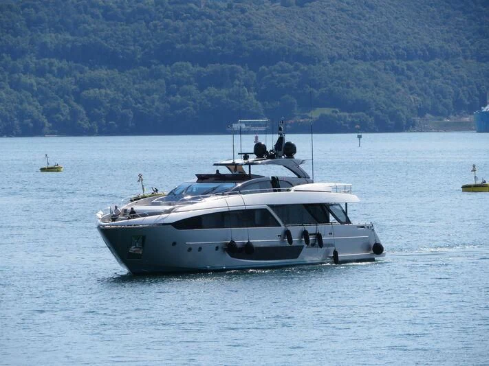 a boat on the water aboard ANAISA Yacht for Sale