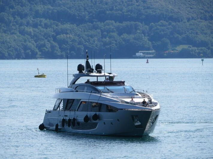 a boat on the water aboard ANAISA Yacht for Sale