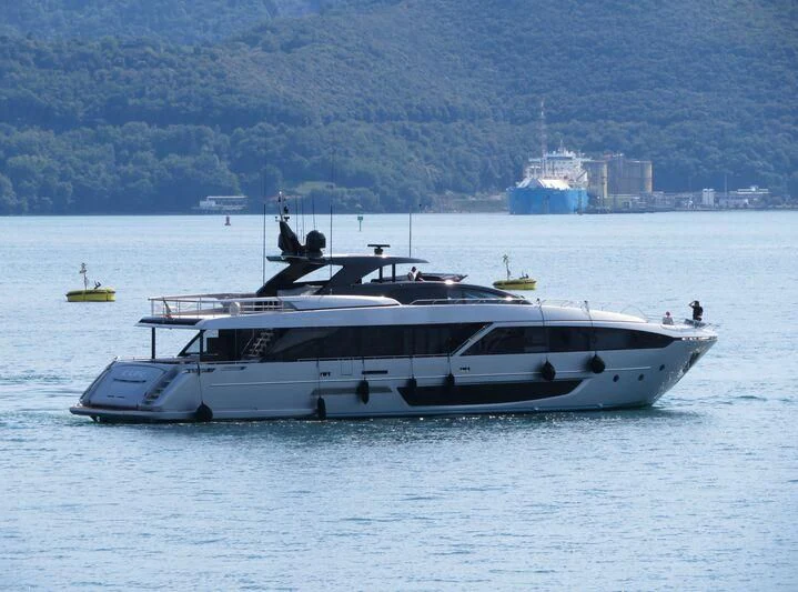 a boat on the water aboard ANAISA Yacht for Sale