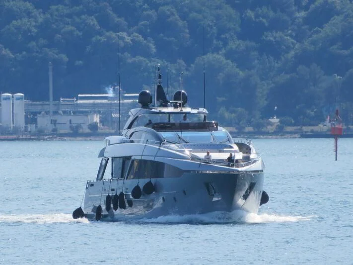 a boat on the water aboard ANAISA Yacht for Sale