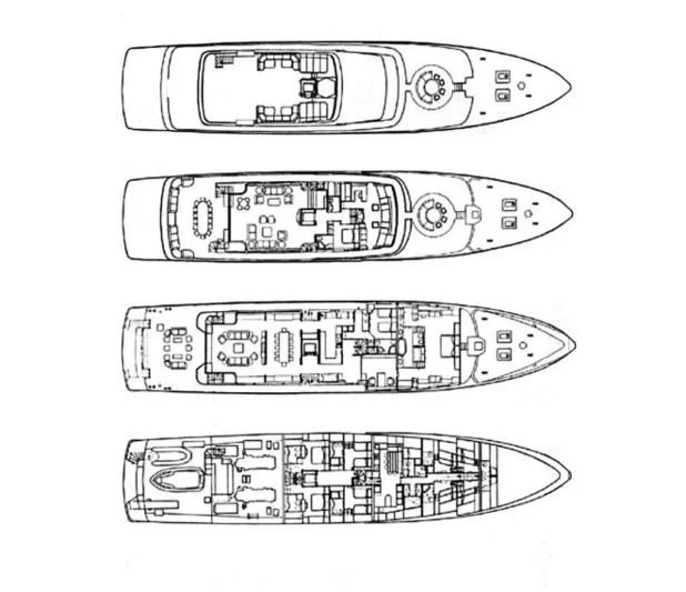 diagram aboard EILEEN Yacht for Sale