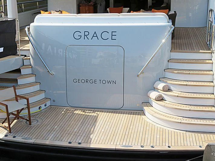 graphical user interface aboard GRACE (YET) Yacht for Sale