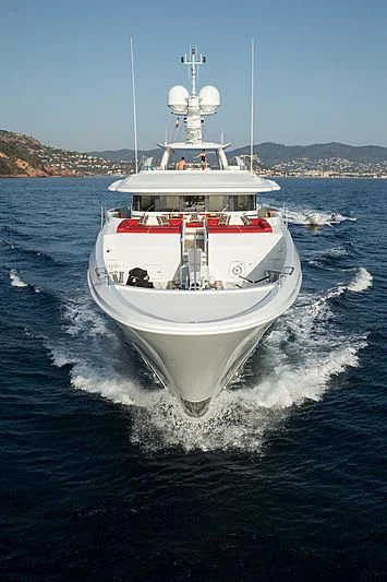 a boat on the water aboard GRACE (YET) Yacht for Sale