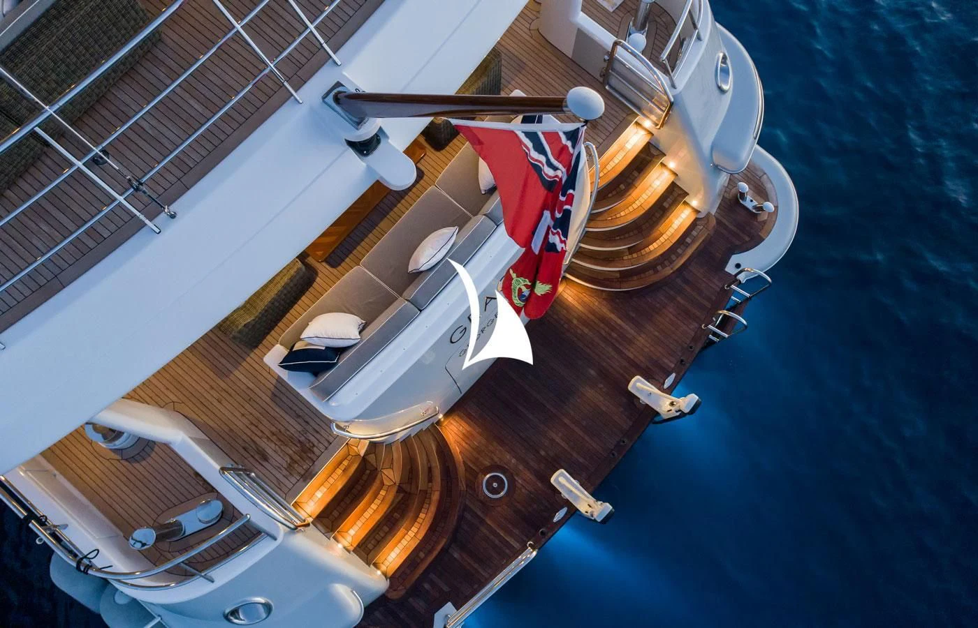 a boat on the water aboard GRACE (YET) Yacht for Sale