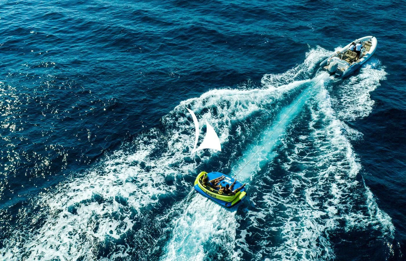 a boat on the water aboard GRACE (YET) Yacht for Sale