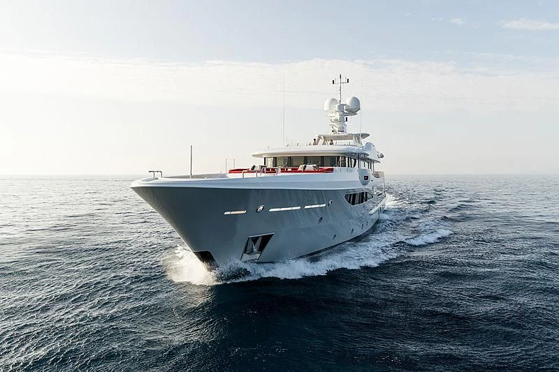 a boat in the water aboard GRACE (YET) Yacht for Sale