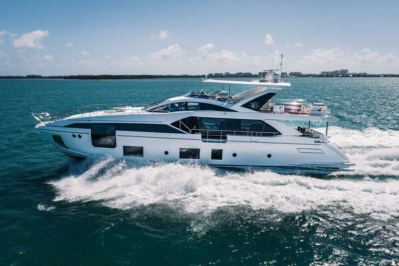 a boat on the water aboard ECLIPSE Yacht for Sale