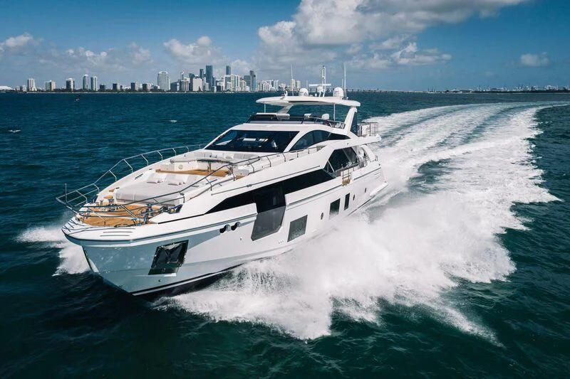 a boat on the water aboard ECLIPSE Yacht for Sale