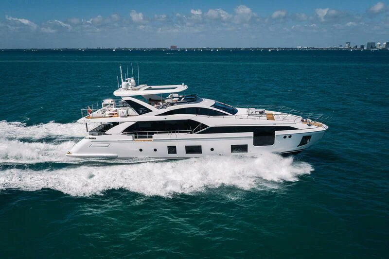 a boat on the water aboard ECLIPSE Yacht for Sale