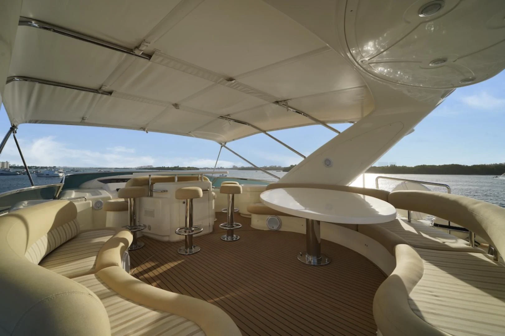 inside of a plane aboard DELMAR Yacht for Sale
