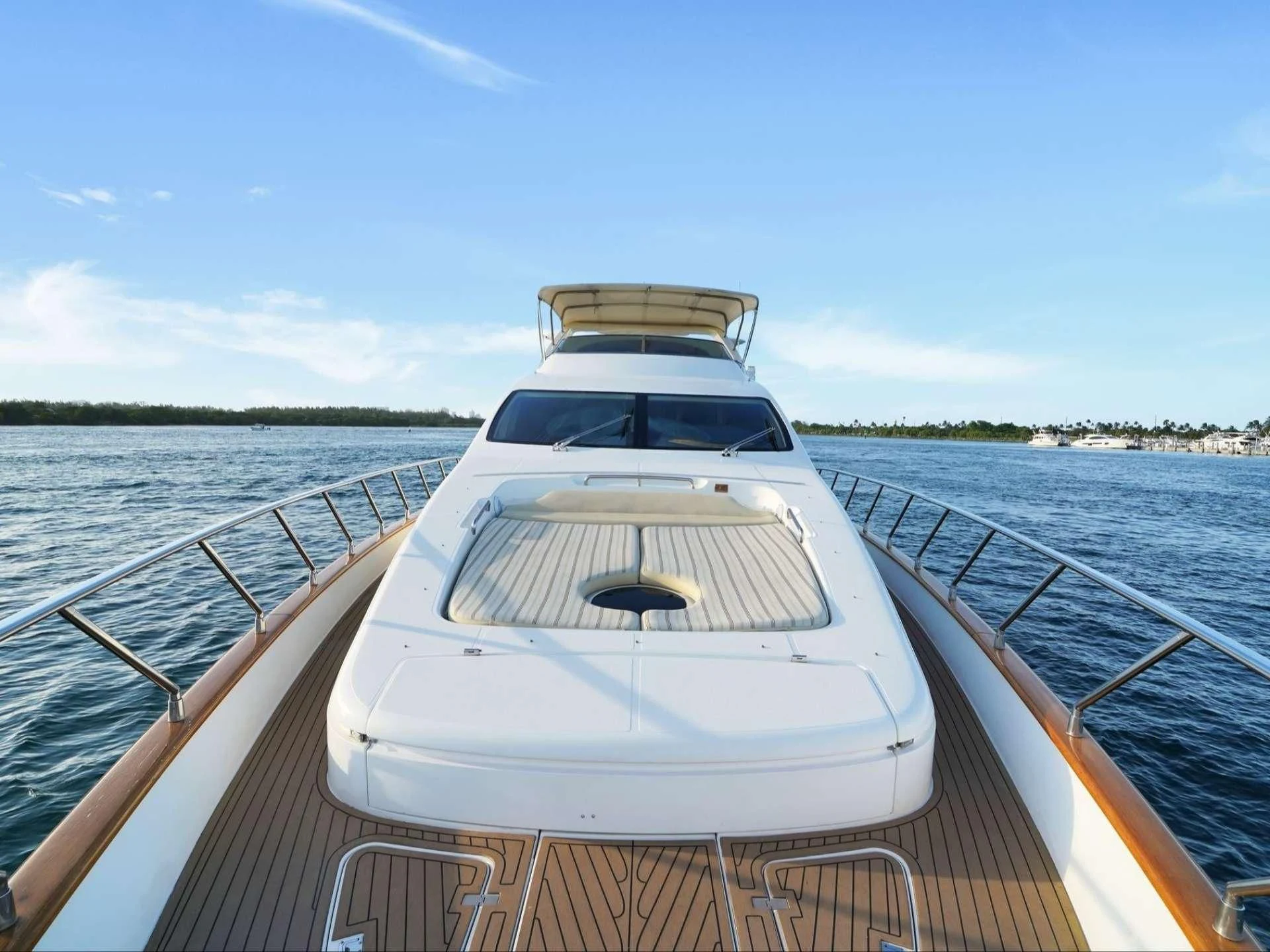 a boat on the water aboard DELMAR Yacht for Sale