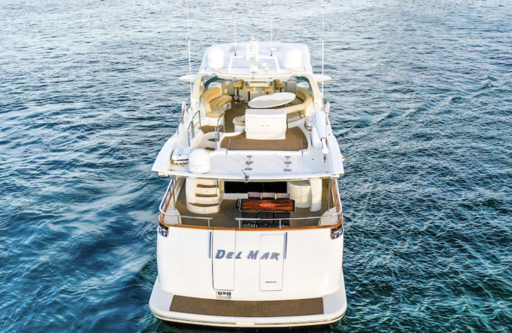 a boat in the water aboard DELMAR Yacht for Sale