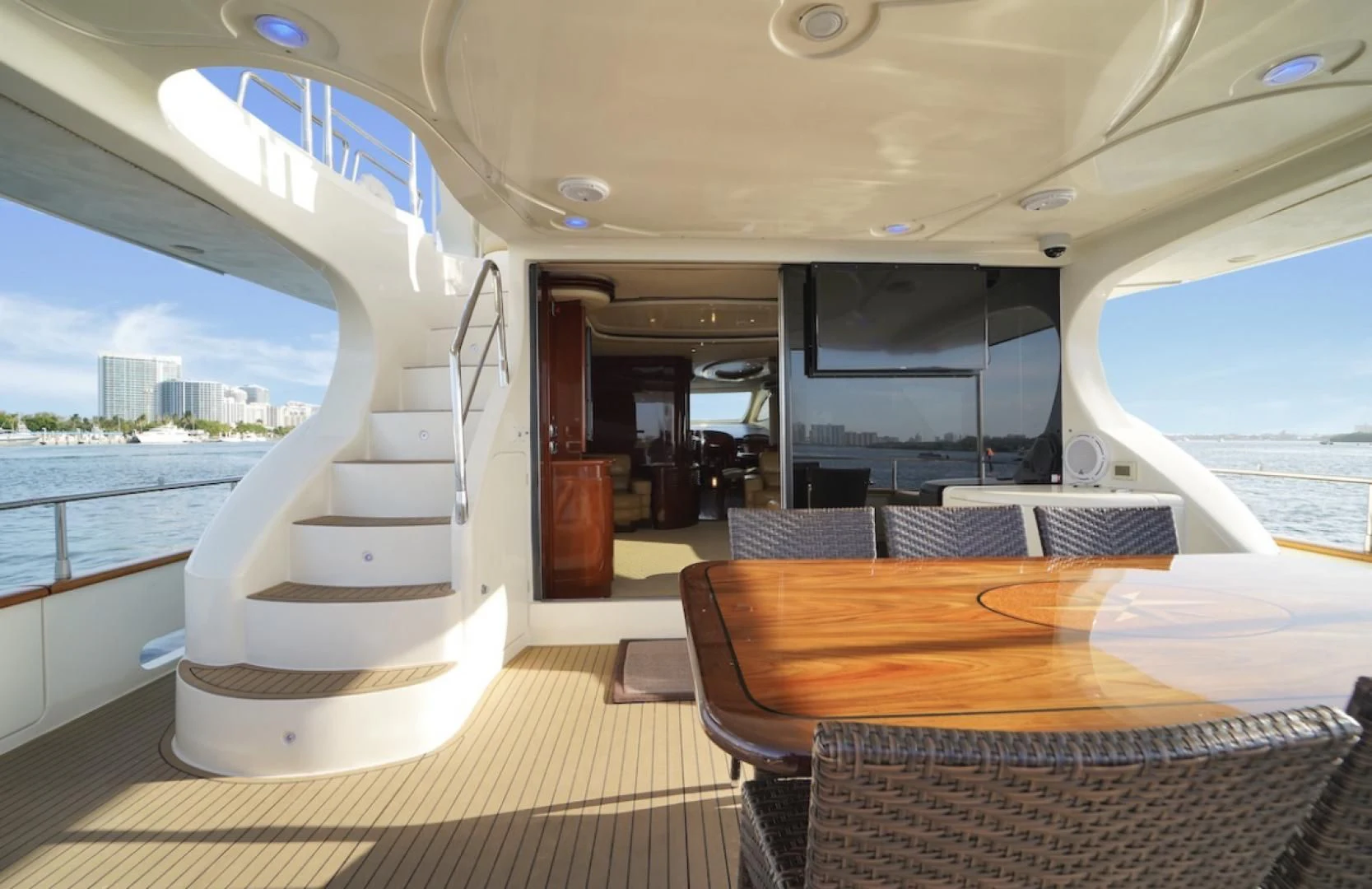 a boat on the water aboard DELMAR Yacht for Sale